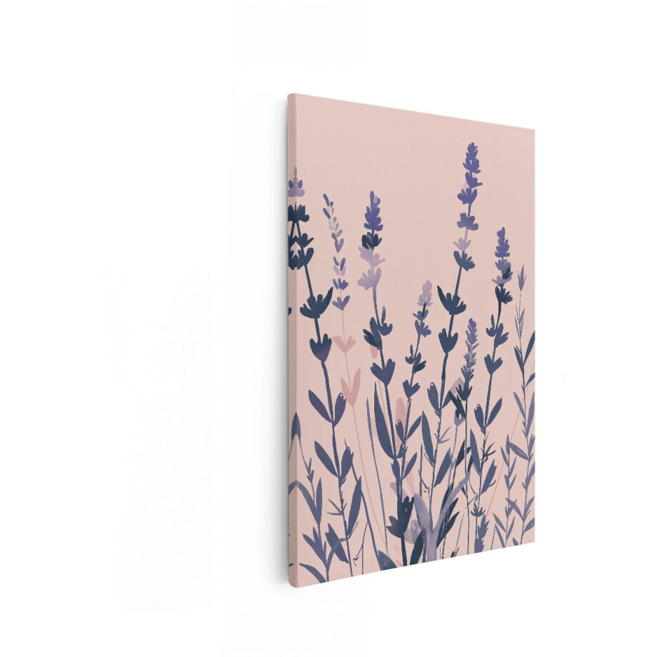 Artaza Canvas Schilderij Lavendel - 40x60 cm - Wanddecoratie Bloemen - Muurdecoratie Botanisch - Decoratie Slaapkamer - Roze Artaza Canvas Schilderij Lavendel - 40x60 cm - Wanddecoratie Bloemen - Muurdecoratie Botanisch - Decoratie Slaapkamer - Roze afbeelding 1