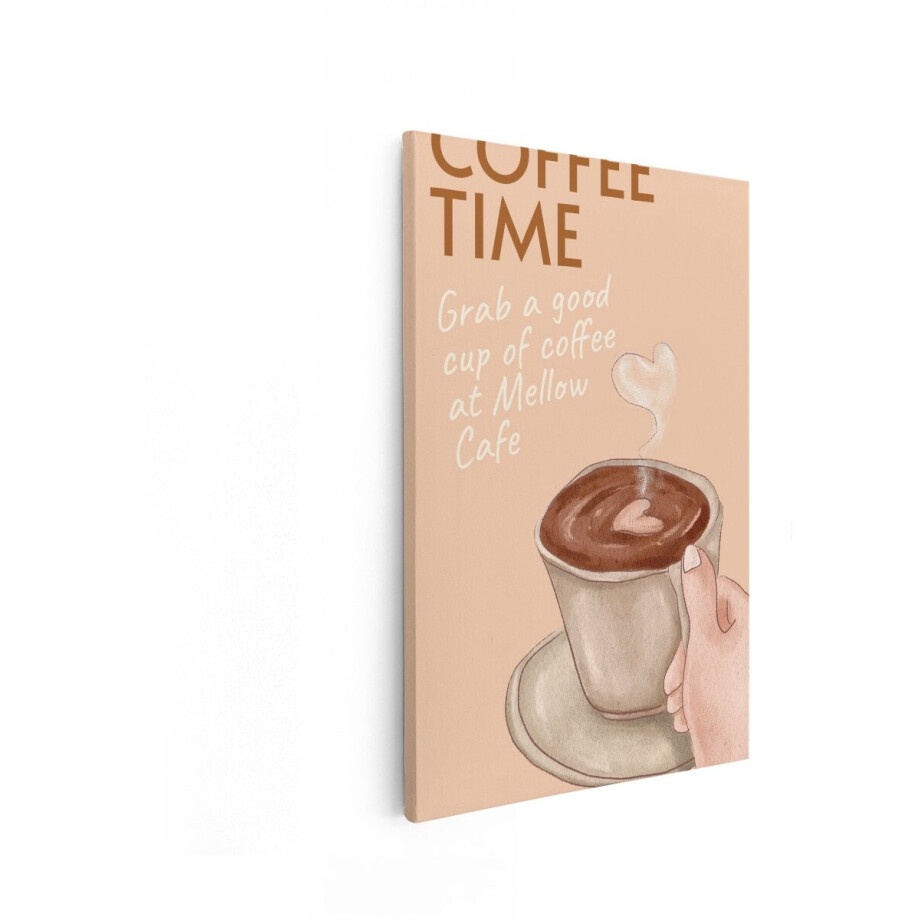 Artaza Canvas Schilderij Koffie - 80x120 cm - Wanddecoratie Coffee Time - Muurdecoratie Boho - Schilderijen Op Canvas Keuken Artaza Canvas Schilderij Koffie - 80x120 cm - Wanddecoratie Coffee Time - Muurdecoratie Boho - Schilderijen Op Canvas Keuken afbeelding 1
