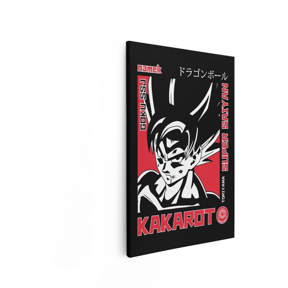 Artaza Canvas Schilderij Kakarot Super Saiyan - 20x30 cm - Wanddecoratie Anime - Muurdecoratie Slaapkamer - Decoratie Mannen - Zwart Artaza Canvas Schilderij Kakarot Super Saiyan - 20x30 cm - Wanddecoratie Anime - Muurdecoratie Slaapkamer - Decoratie Mannen - Zwart afbeelding 1
