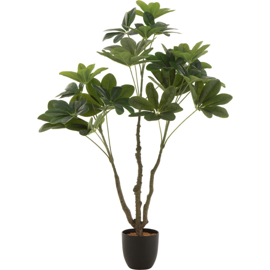 J-Line geldboom In Pot - kunststof - groen - small J-Line geldboom In Pot - kunststof - groen - small afbeelding 1