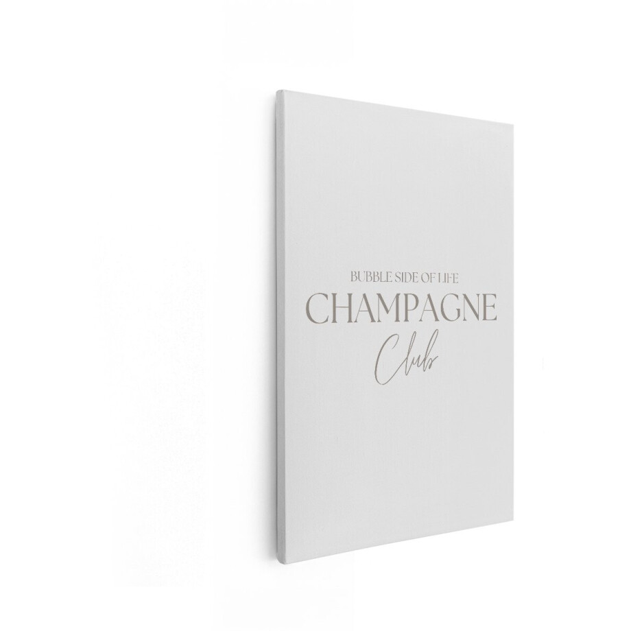 Artaza Canvas Schilderij Champagne Tekst - 60x90 cm - Wanddecoratie Quote - Muurdecoratie Luxe - Decoratie Woonkamer - Schilderijen Op Canvas Artaza Canvas Schilderij Champagne Tekst - 60x90 cm - Wanddecoratie Quote - Muurdecoratie Luxe - Decoratie Woonkamer - Schilderijen Op Canvas afbeelding 1
