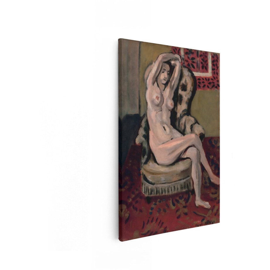 Artaza Canvas Schilderij Naakte Vrouw Matisse - 40x60 cm - Wanddecoratie Klassiek Portret - Muurdecoratie Vrouw - Schilderijen Op Canvas Artaza Canvas Schilderij Naakte Vrouw Matisse - 40x60 cm - Wanddecoratie Klassiek Portret - Muurdecoratie Vrouw - Schilderijen Op Canvas afbeelding 1