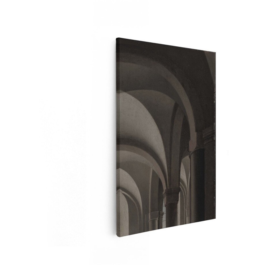 Artaza Canvas Schilderij Gedetailleerd Schilderij van een Gotische Architectuur met Bogen en Pilaren - 40x60 cm - Wanddecoratie Woonkamer - Schilderijen - Muurdecoratie Artaza Canvas Schilderij Gedetailleerd Schilderij van een Gotische Architectuur met Bogen en Pilaren - 40x60 cm - Wanddecoratie Woonkamer - Schilderijen - Muurdecoratie afbeelding 1