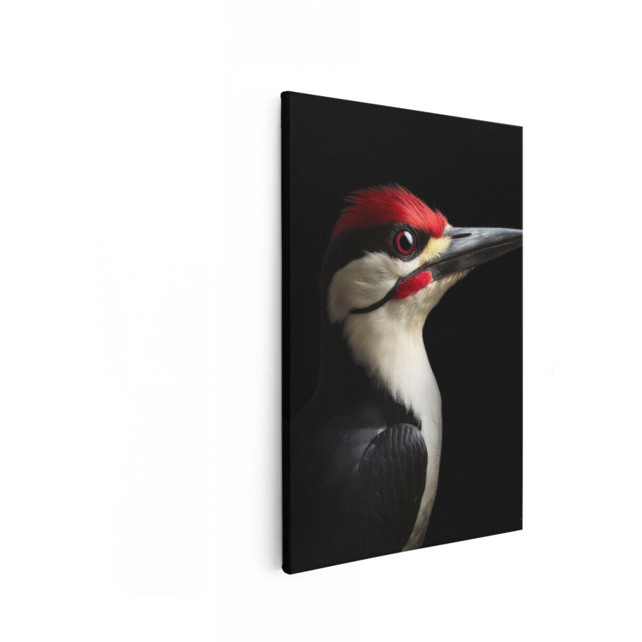 Artaza Canvas Schilderij Pileated Specht - 20x30 cm - Wanddecoratie Vogel - Muurdecoratie Natuur - Schilderijen Dieren - Zwart Artaza Canvas Schilderij Pileated Specht - 20x30 cm - Wanddecoratie Vogel - Muurdecoratie Natuur - Schilderijen Dieren - Zwart afbeelding 1