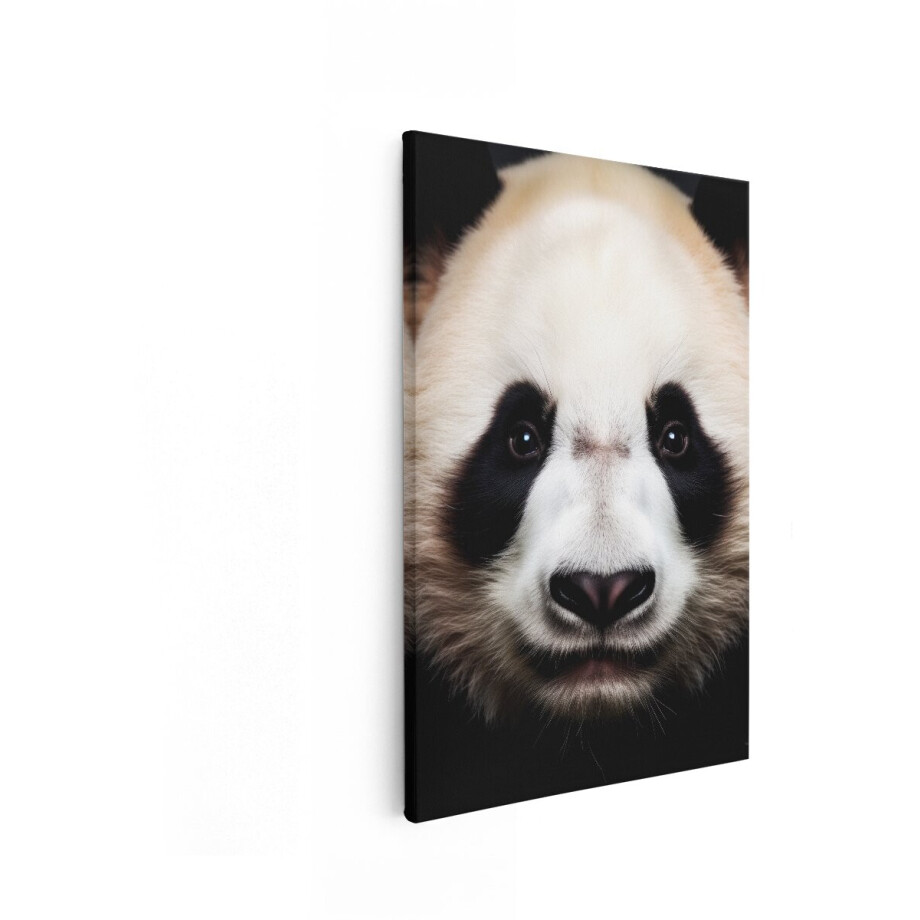 Artaza Canvas Schilderij Panda - 80x120 cm - Wanddecoratie Dieren - Muurdecoratie Reuzenpanda - Decoratie Zwart Wit - Kamer Accessoires Artaza Canvas Schilderij Panda - 80x120 cm - Wanddecoratie Dieren - Muurdecoratie Reuzenpanda - Decoratie Zwart Wit - Kamer Accessoires afbeelding 1