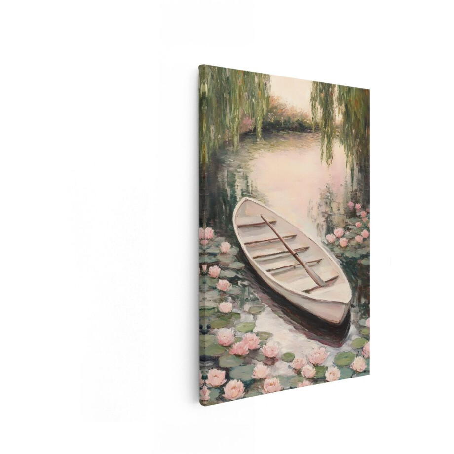 Artaza Canvas Schilderij Monet Schilderij - 60x90 cm - Wanddecoratie Waterlelies - Muurdecoratie Bloemen - Schilderijen Op Canvas Natuur Artaza Canvas Schilderij Monet Schilderij - 60x90 cm - Wanddecoratie Waterlelies - Muurdecoratie Bloemen - Schilderijen Op Canvas Natuur afbeelding 1