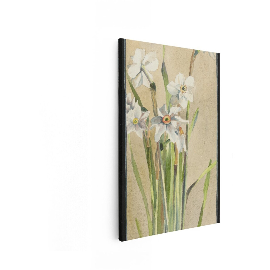 Artaza Canvas Schilderij Narcissen - 20x30 cm - Wanddecoratie Bloem - Muurdecoratie Vintage - Schilderijen Op Canvas Wit Artaza Canvas Schilderij Narcissen - 20x30 cm - Wanddecoratie Bloem - Muurdecoratie Vintage - Schilderijen Op Canvas Wit afbeelding 1