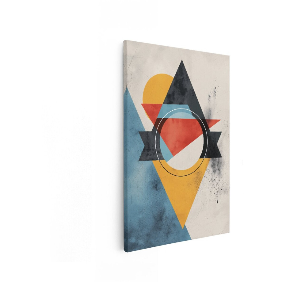 Artaza Canvas Schilderij Abstract - 40x60 cm - Wanddecoratie Geometrisch - Muurdecoratie Modern - Decoratie Woonkamer Industrieel Artaza Canvas Schilderij Abstract - 40x60 cm - Wanddecoratie Geometrisch - Muurdecoratie Modern - Decoratie Woonkamer Industrieel afbeelding 1