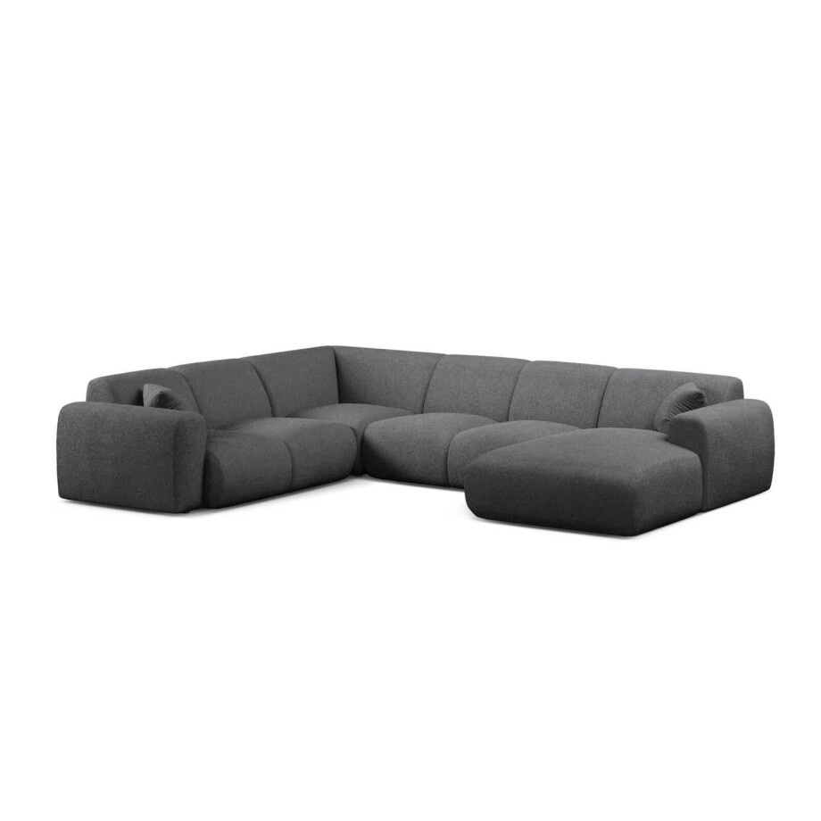 Modulaire hoekbank Molino links bouclé | Micadoni Home Modulaire hoekbank Molino links bouclé | Micadoni Home afbeelding 1