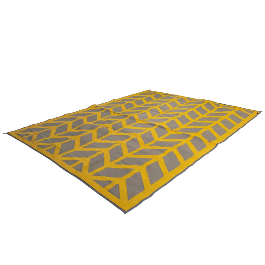 Bo-Camp Buitenkleed Chill mat Flaxton XL 2,7x3,5 m okergeel afbeelding 1