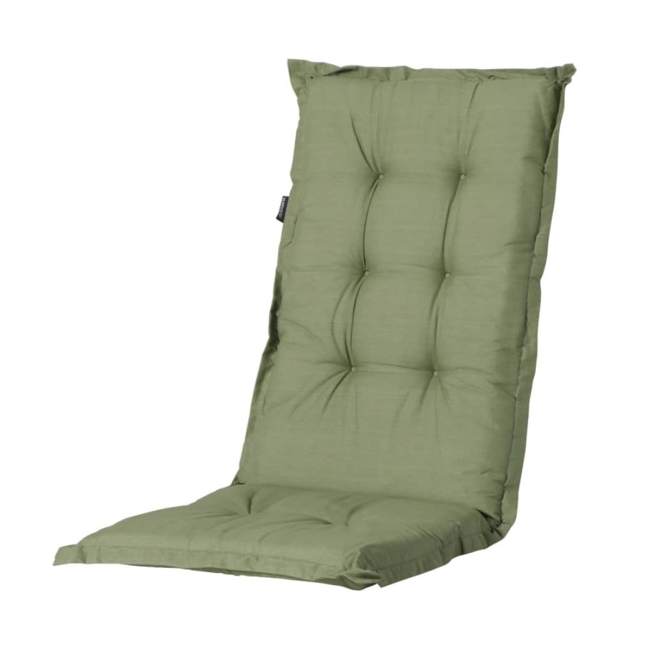 Madison Stoelkussen met hoge rug Basic 123x50 cm groen afbeelding 1