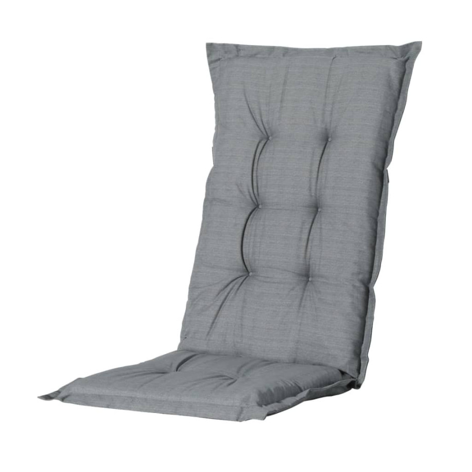 Madison Stoelkussen met hoge rug Basic 123x50 cm grijs afbeelding 1