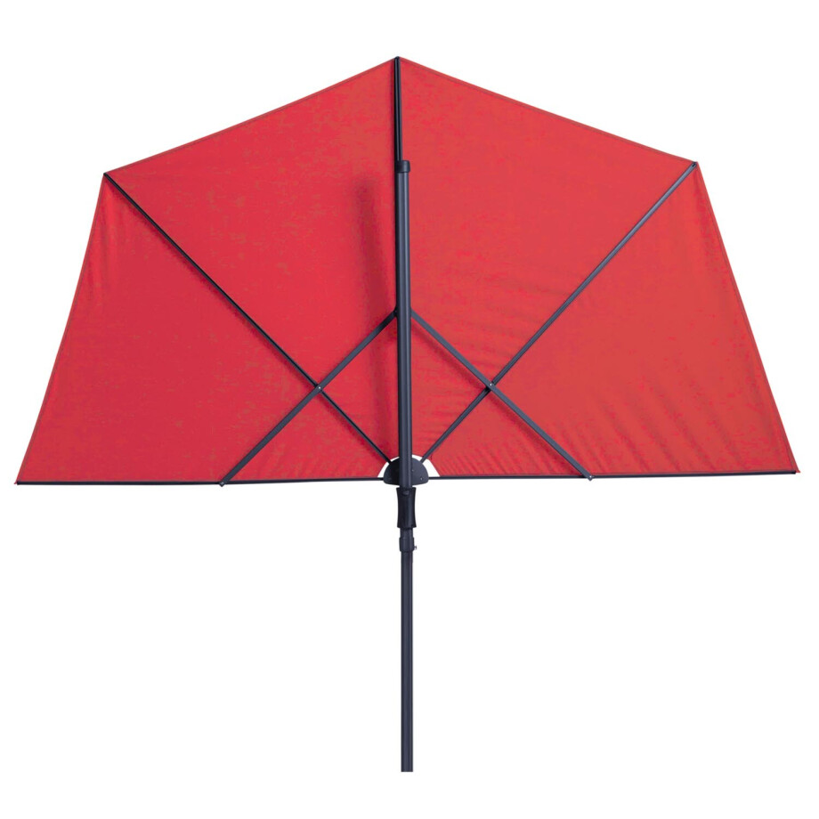 Vrijhangende zweefparasol Sunwave 270cm (brick red) afbeelding 