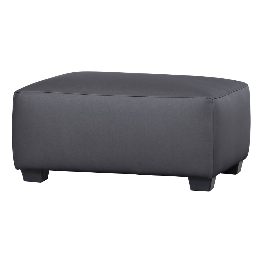 vtwonen Outdoor Hocker 'Hollandia' PVC, kleur Grijs vtwonen Outdoor Hocker 'Hollandia' PVC, kleur Grijs afbeelding 1