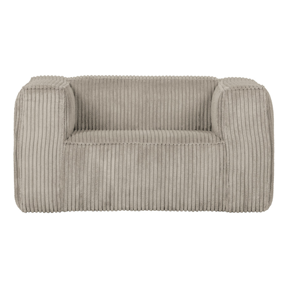 WOOOD Fauteuil 'Bean' Rib, kleur Naturel afbeelding 1