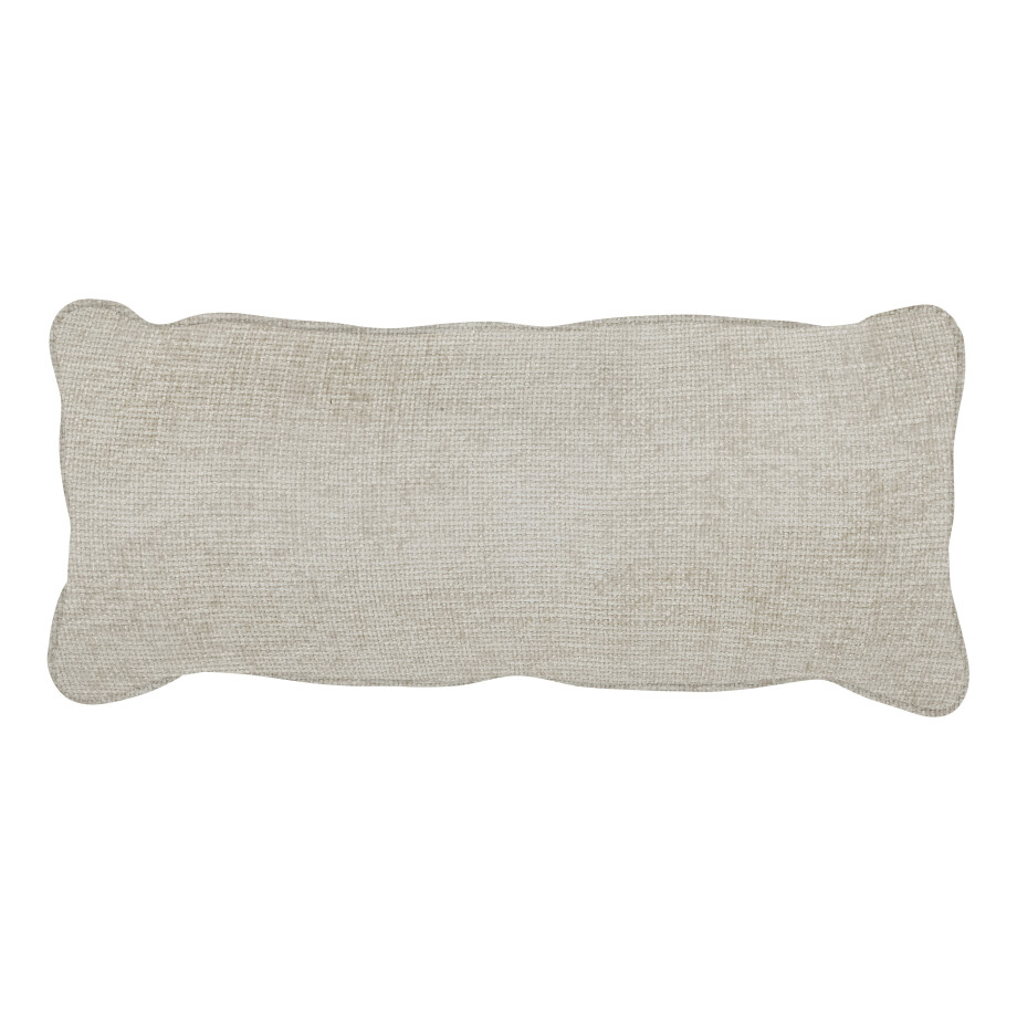 WOOOD Sierkussen 'Bean' 30 x 70cm, Melange, kleur Naturel WOOOD Sierkussen 'Bean' 30 x 70cm, Melange, kleur Naturel afbeelding 1