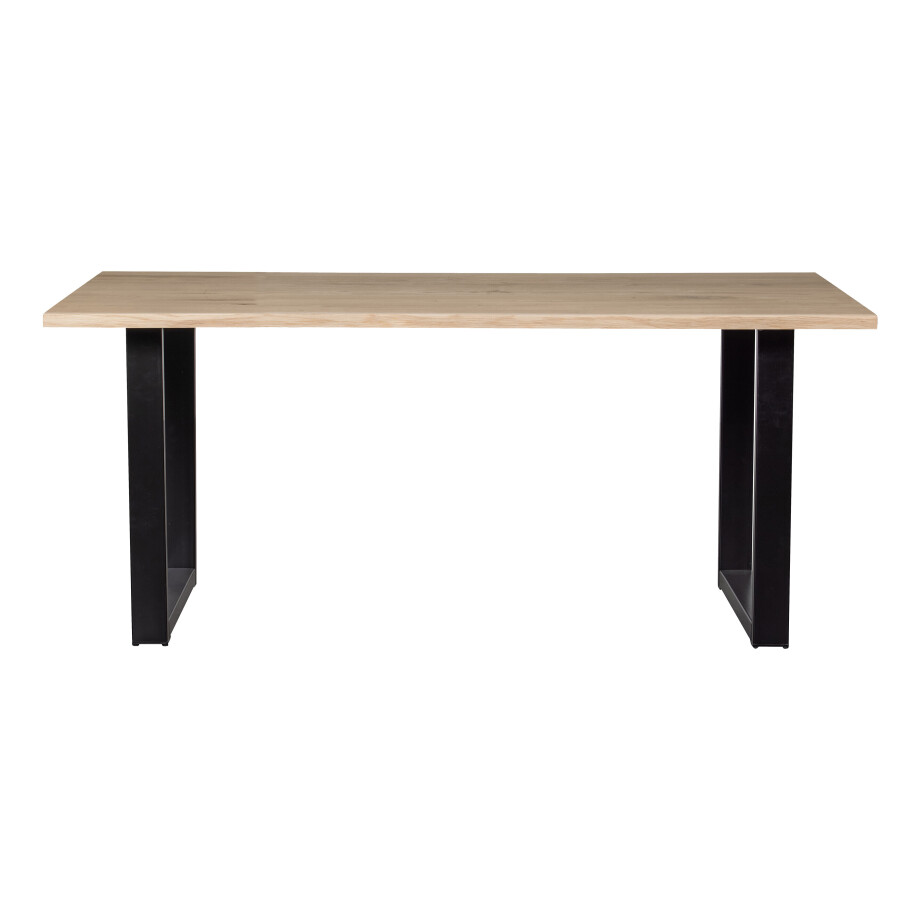 WOOOD Boomstam Eettafel 'Tablo' met U-poot, 180 x 90cm WOOOD Boomstam Eettafel 'Tablo' met U-poot, 180 x 90cm afbeelding 1