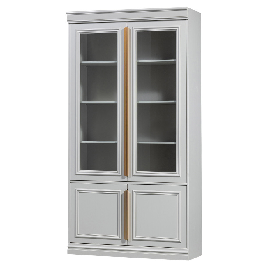 BePureHome Vitrinekast 'Organize' Grenen, kleur Mist afbeelding 1