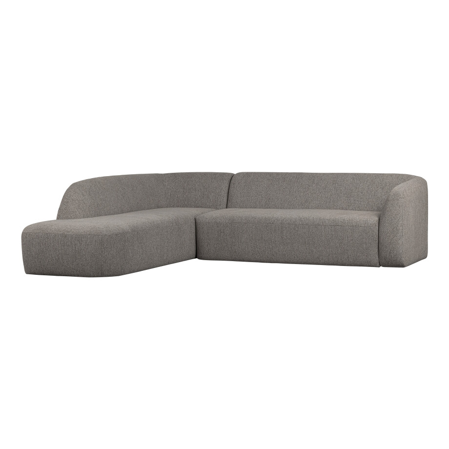 WOOOD Hoekbank 'Sloping' Links, kleur Grijs Melange WOOOD Hoekbank 'Sloping' Links, kleur Grijs Melange afbeelding 1