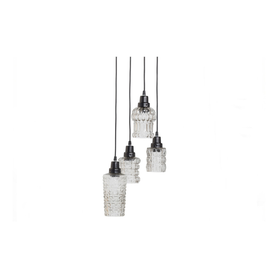 BePureHome Hanglamp 'Multiple' Glas, 4-lamps afbeelding 1