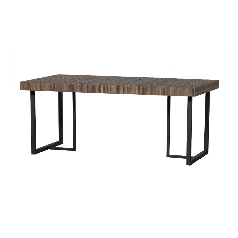 WOOOD Exclusive Eettafel 'Maxime' Teakhout, 180 x 90cm afbeelding 1