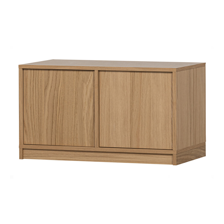 vtwonen Opbergkast 'Modulair' Eikenhout, 44 x 77cm vtwonen Opbergkast 'Modulair' Eikenhout, 44 x 77cm afbeelding