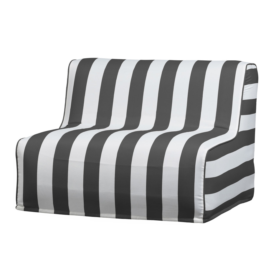 vtwonen Outdoor Fauteuil 'Sit On Air' Opblaasbaar, kleur Zwart/Wit afbeelding 1