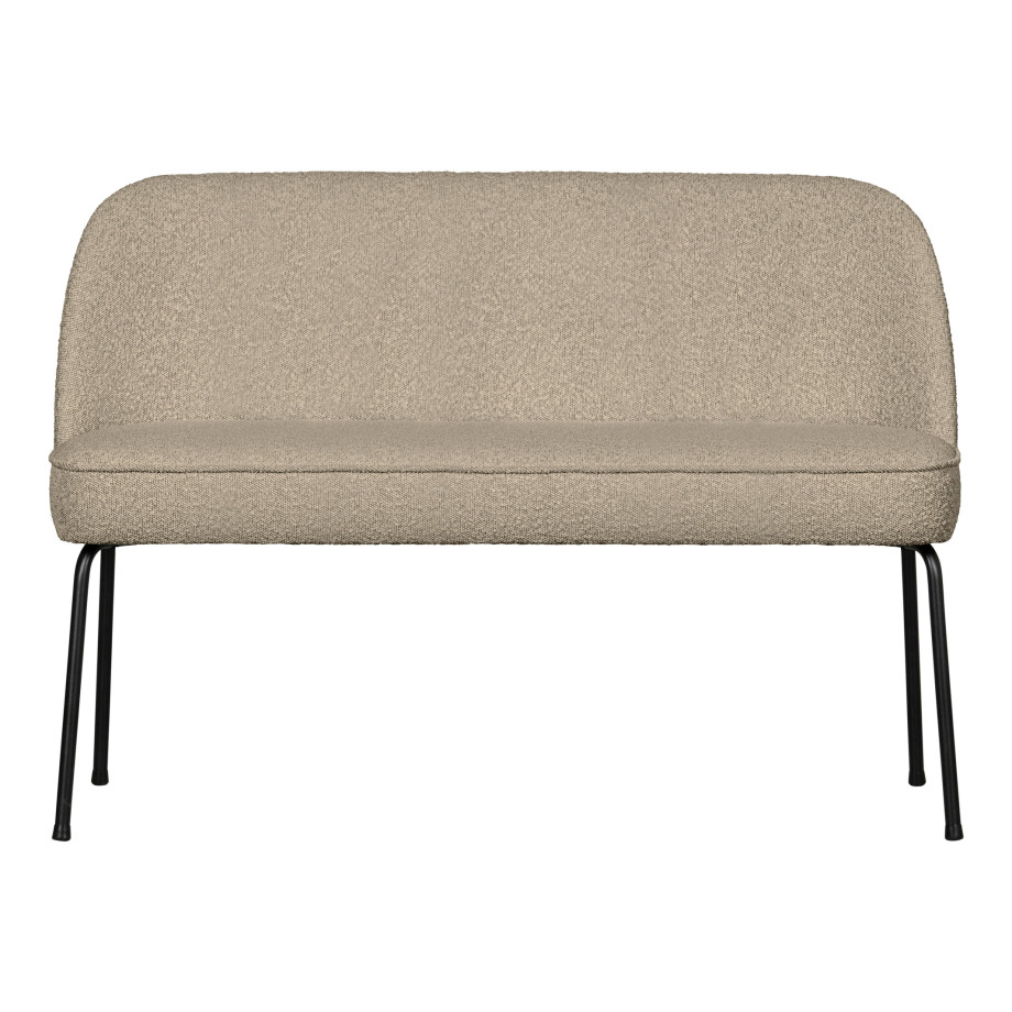 BePureHome Eetkamerbank 'Vogue' Bouclé, kleur Beige afbeelding 1