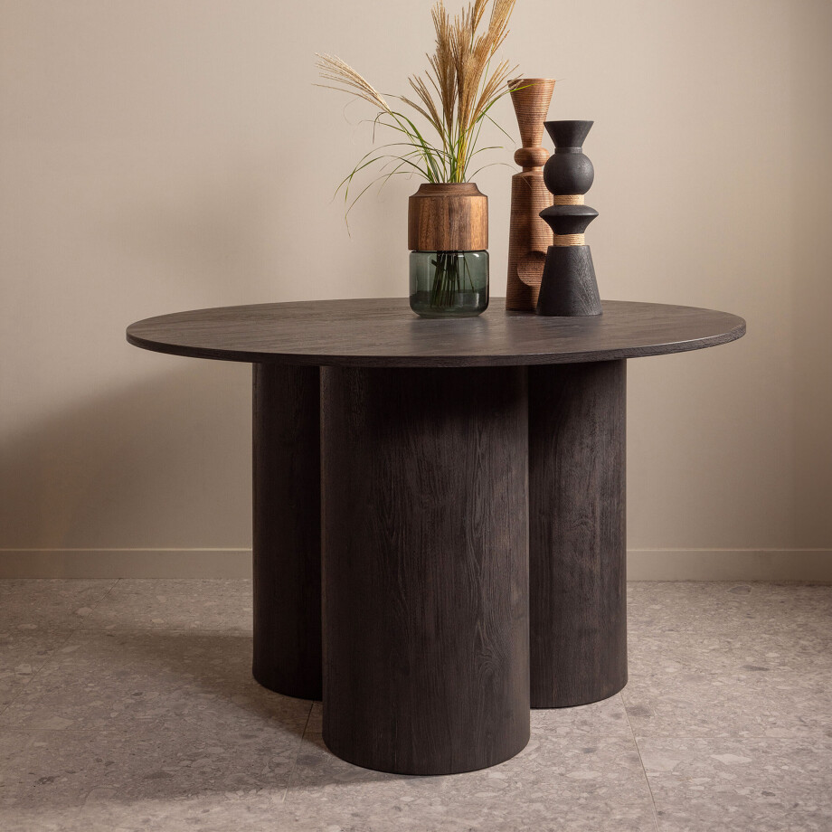 WOOOD Ronde Eettafel 'Oona' MDF, 120cm afbeelding 1