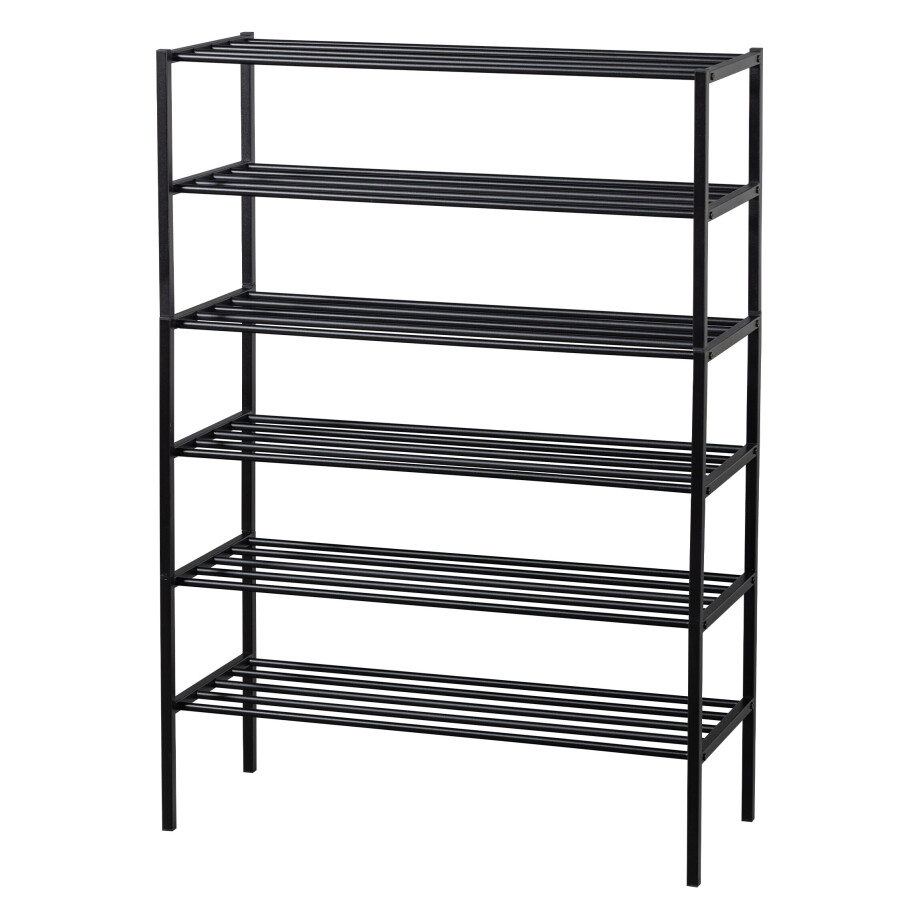 WOOOD Schoenenrek 'Ferro' Stapel van 3 stuks, kleur Zwart WOOOD Schoenenrek 'Ferro' Stapel van 3 stuks, kleur Zwart afbeelding 1