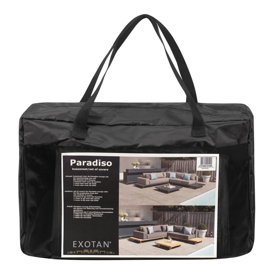 Exotan Beschermhoes 'Paradiso' Loungeset, kleur Zwart afbeelding 1