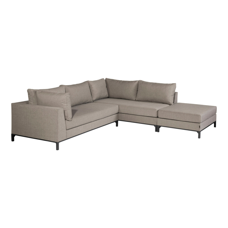 WOOOD Loungeset 'Sicilië' Rechts, kleur Taupe WOOOD Loungeset 'Sicilië' Rechts, kleur Taupe afbeelding 1