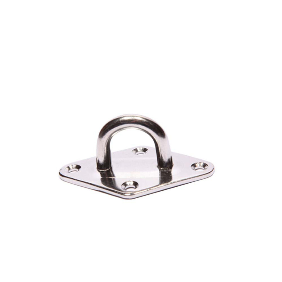 Bevestigingsmateriaal Plaat met oog RVS Bevestigingsmateriaal Plaat met oog RVS afbeelding