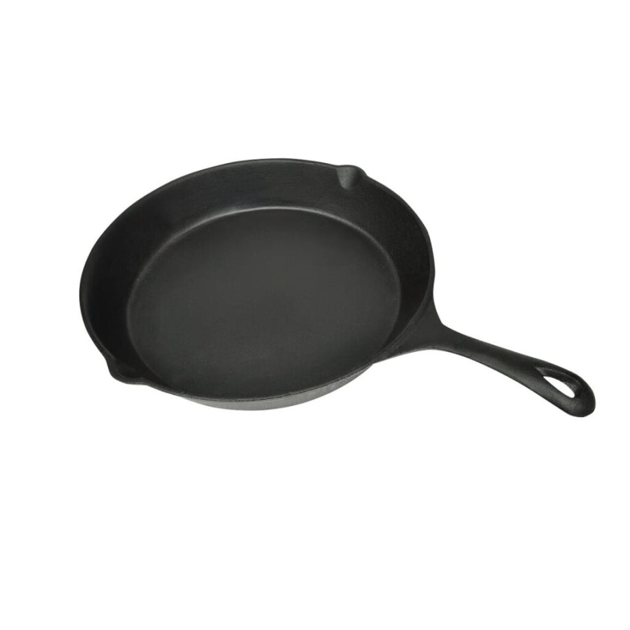 vidaXL Koekenpan gietijzer 30 cm rond afbeelding 1