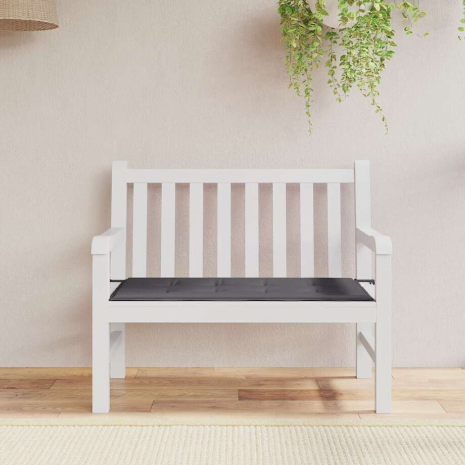 vidaXL Tuinbankkussen 100x50x4 cm oxford stof antracietkleurig vidaXL Tuinbankkussen 100x50x4 cm oxford stof antracietkleurig afbeelding 1