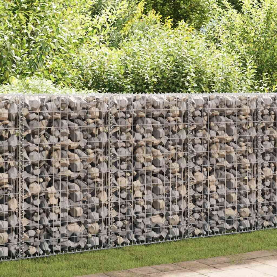 vidaXL Gabion mand 200x30x100 cm gegalvaniseerd staal afbeelding 1