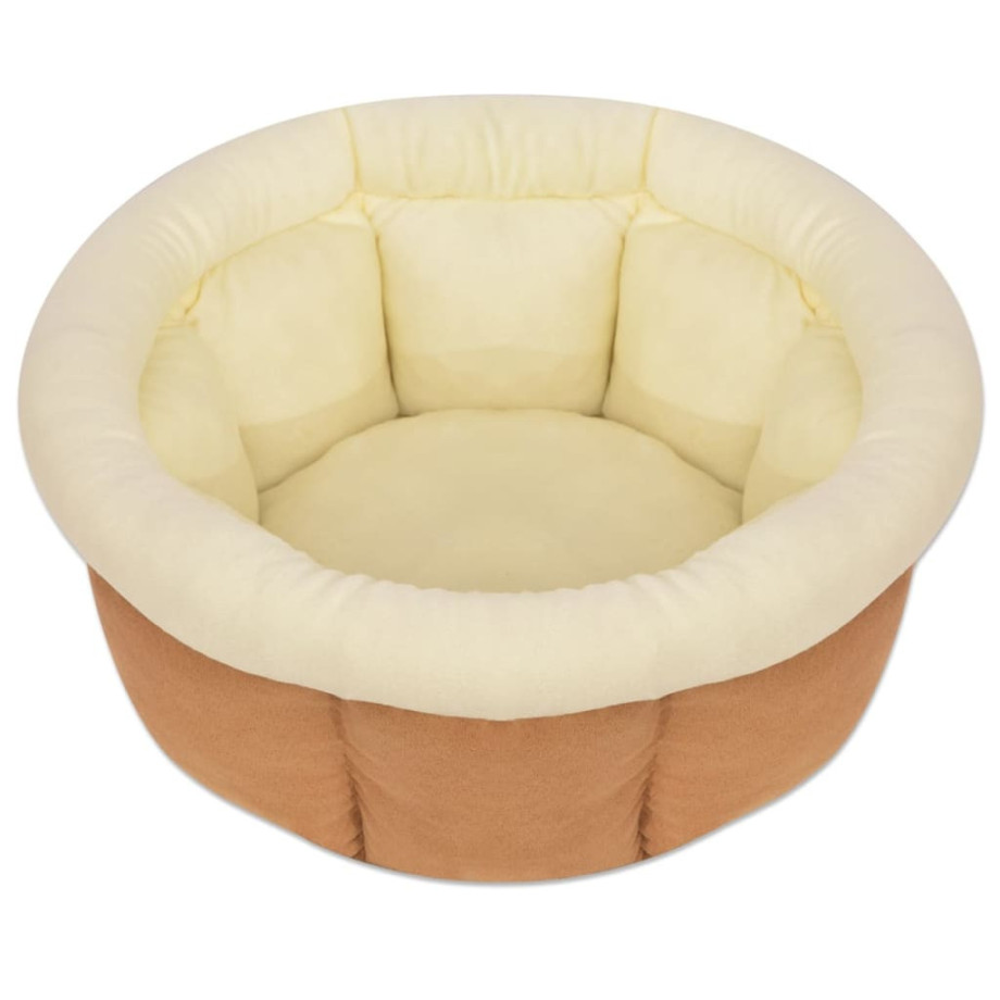 vidaXL Hondenmand maat L beige afbeelding 1