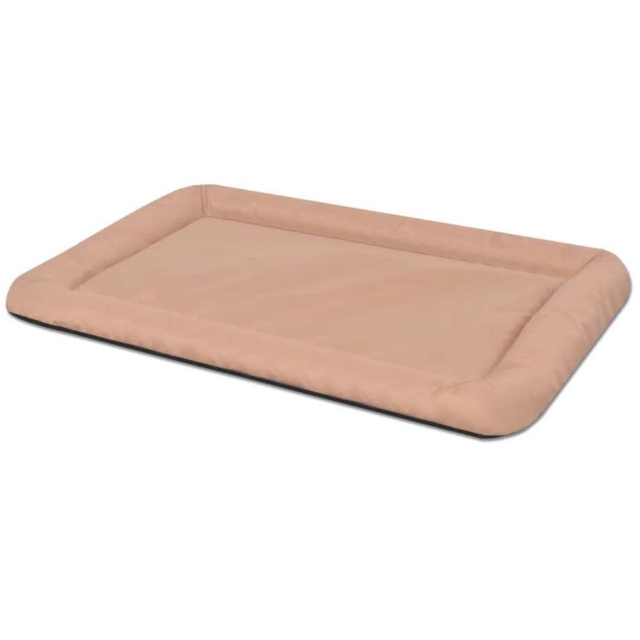 vidaXL Hondenmatras maat M beige afbeelding 1