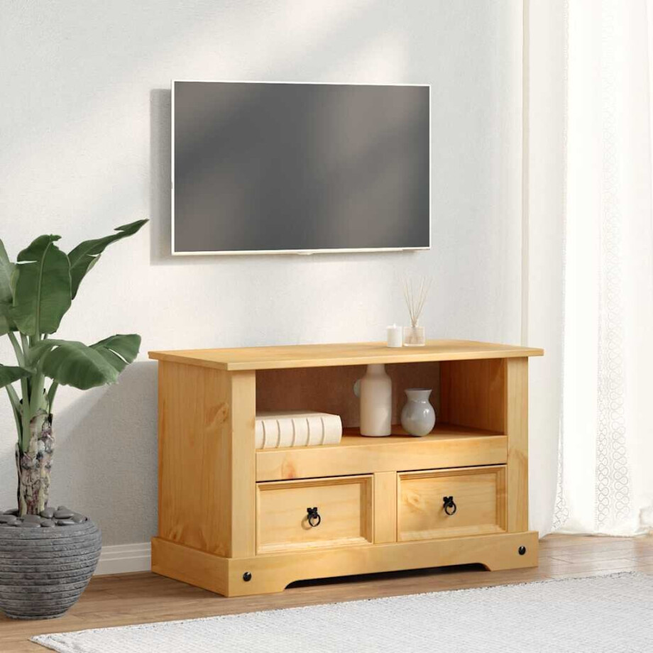 vidaXL Tv-meubel Mexicaans grenenhout Corona-stijl 91x43x56 cm afbeelding 1