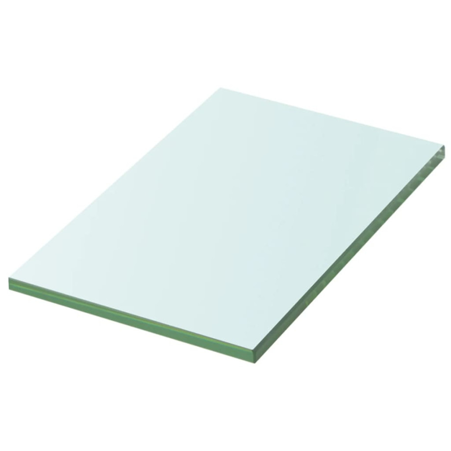 vidaXL Wandschap transparant 20x12 cm glas afbeelding 1