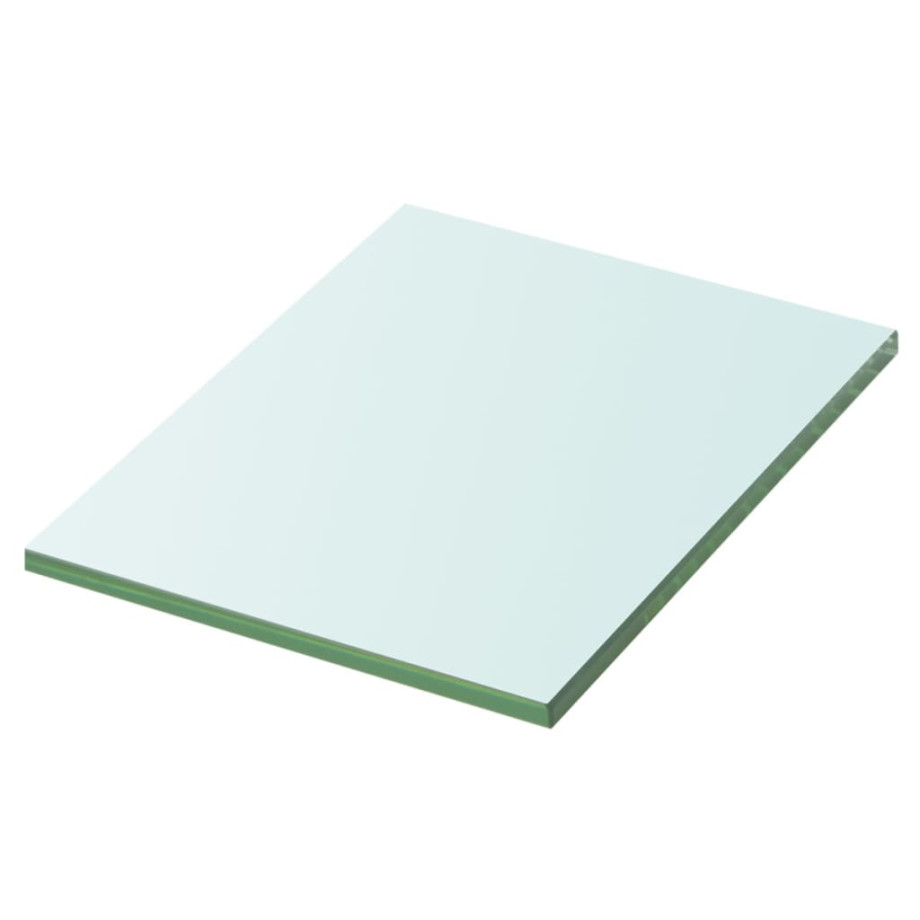 vidaXL Wandschap transparant 20x15 cm glas afbeelding 1