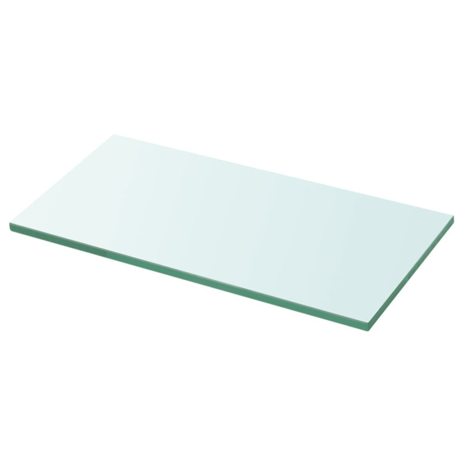 vidaXL Wandschap transparant 30x12 cm glas afbeelding 1