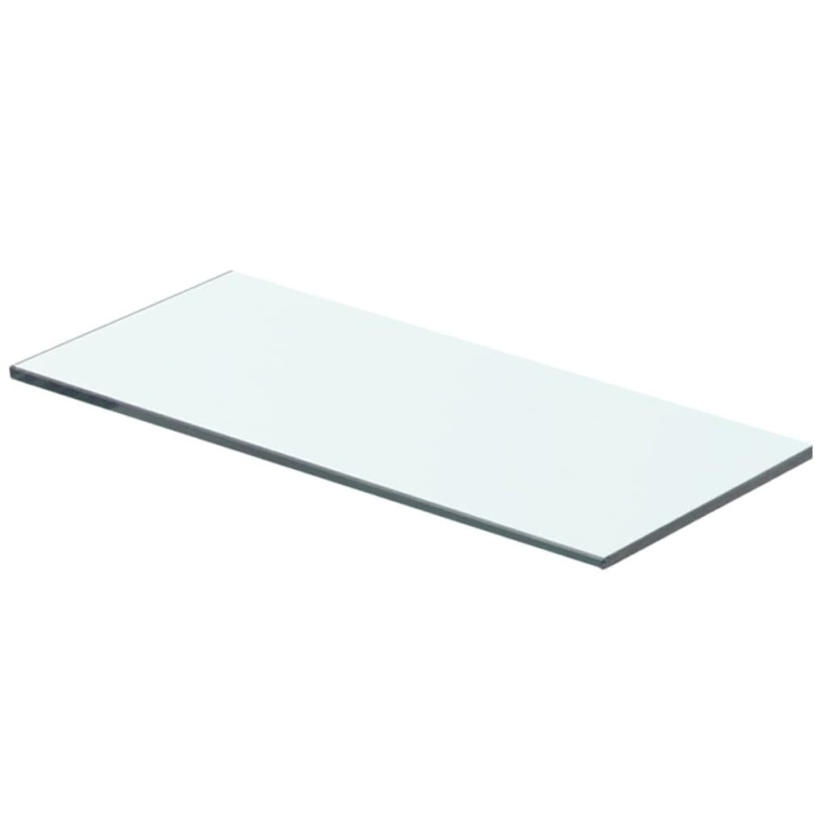 vidaXL Wandschap transparant 40x12 cm glas afbeelding 1