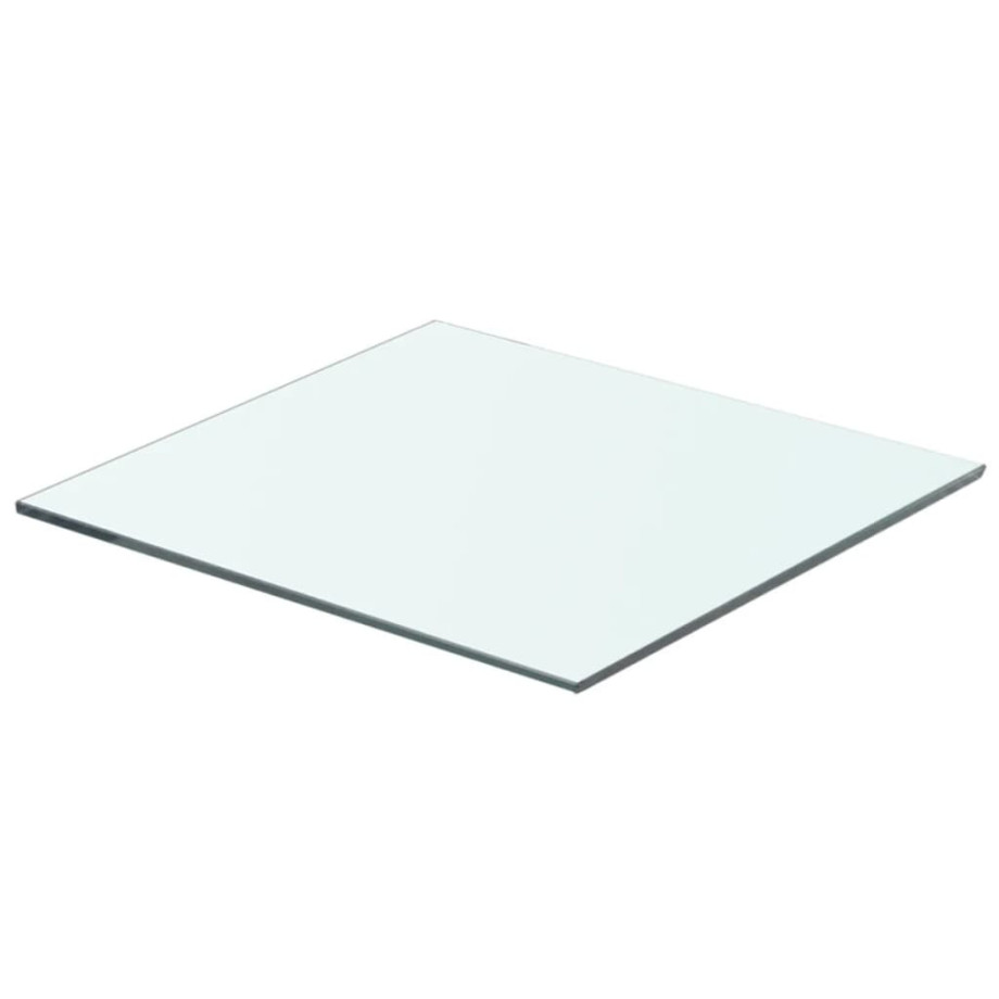 vidaXL Wandschap transparant 40x30 cm glas afbeelding 1