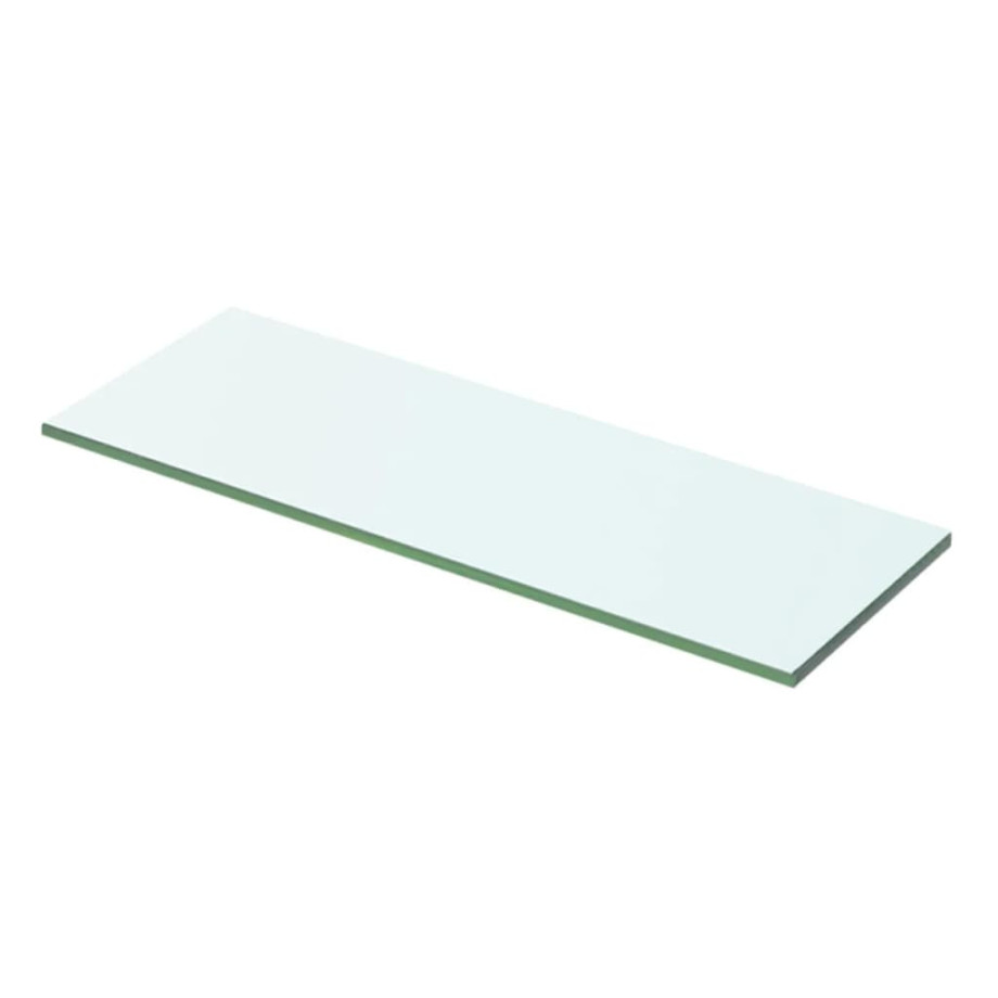 vidaXL Wandschap transparant 50x12 cm glas afbeelding 1