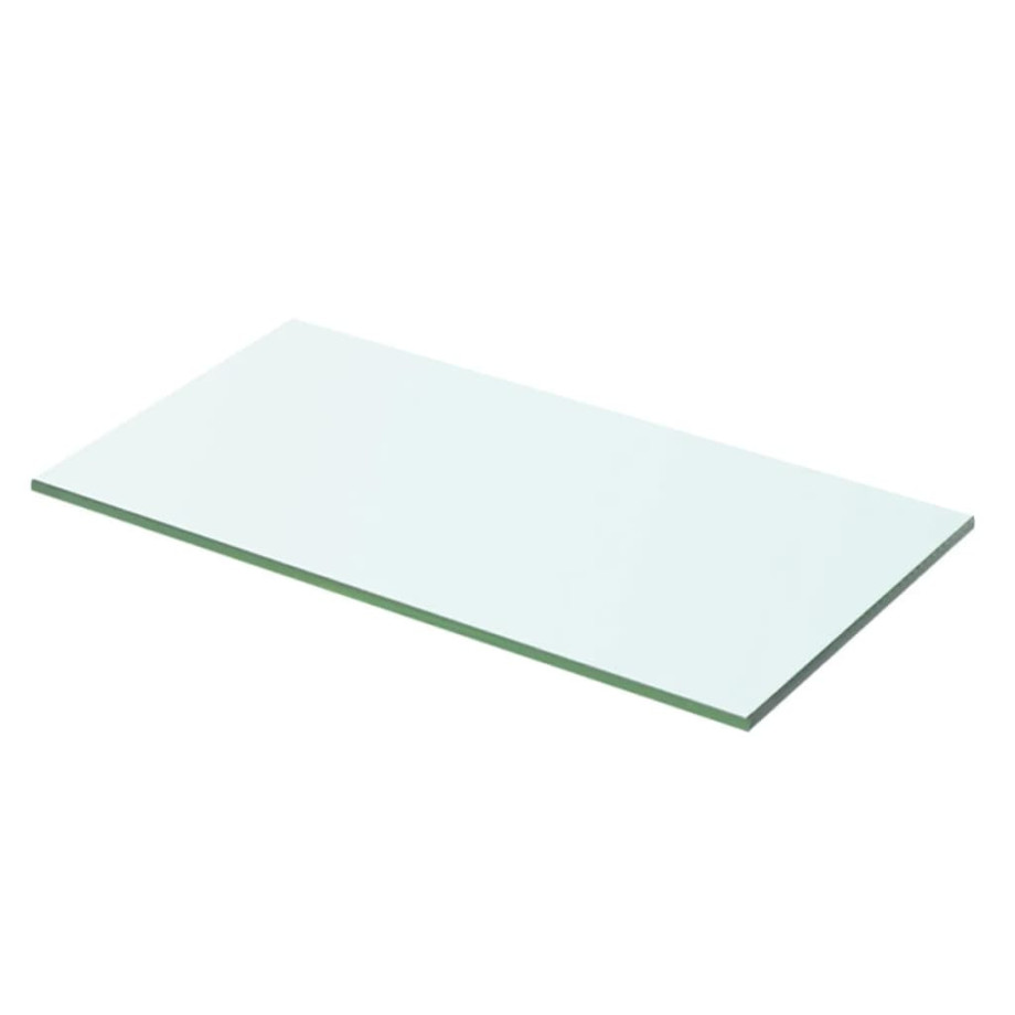 vidaXL Wandschap transparant 50x20 cm glas afbeelding 1