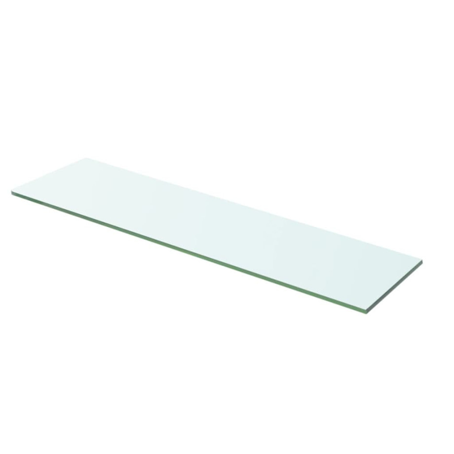 vidaXL Wandschap transparant 60x12 cm glas afbeelding 1