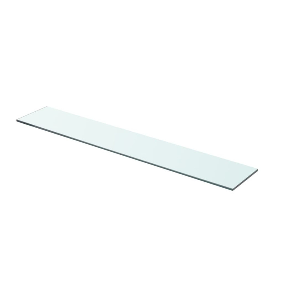 vidaXL Wandschap transparant 70x12 cm glas afbeelding 1