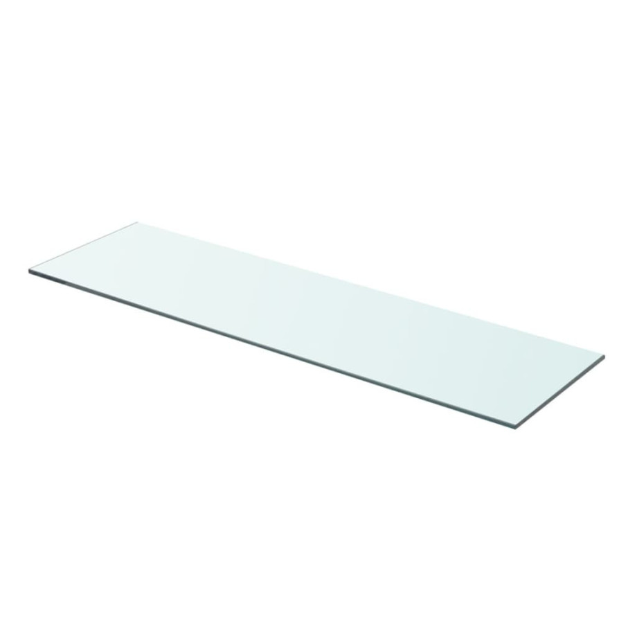 vidaXL Wandschap transparant 70x20 cm glas afbeelding 1