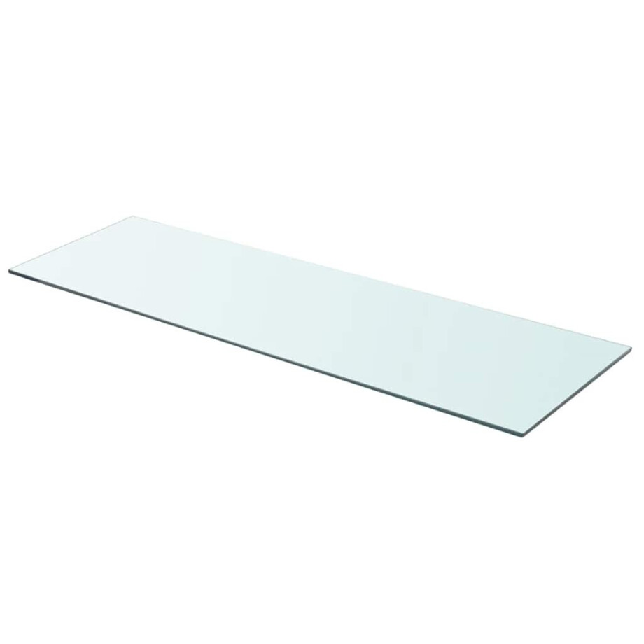 vidaXL Wandschap transparant 90x30 cm glas vidaXL Wandschap transparant 90x30 cm glas afbeelding 1